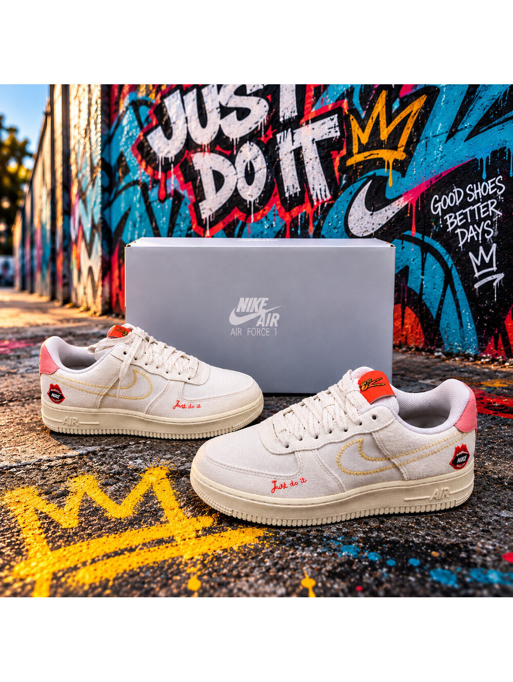 ☀️☀️☀️WOMENS AIR FORCE 1 '07 SKU#DQ7656-100 SIZE 5 READY TO SHIP!